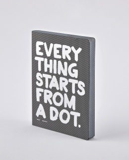 Notatnik Graphic L - Everything Starts From A Dot