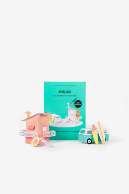 Papierowy model do składania i kolorowania - Malibu