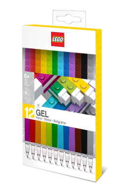 Kolorowe długopisy żelowe LEGO® (12 szt.)