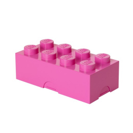 Lunchbox klocek LEGO® (Różowy)