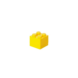 Minipudełko klocek LEGO® 4 (Żółte)