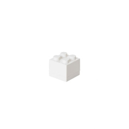 Minipudełko klocek LEGO® 4 (Białe)
