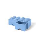 Szuflada klocek LEGO® Brick 8 (Jasnoniebieski)