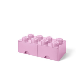 Szuflada klocek LEGO® Brick 8 (Jasnoróżowy)