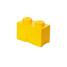 Pojemnik klocek LEGO® Brick 2 (Żółty)