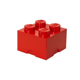 Pojemnik klocek LEGO® Brick 4 (Czerwony)