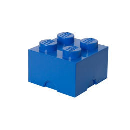Pojemnik klocek LEGO® Brick 4 (Niebieski)