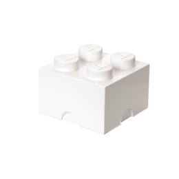 Pojemnik klocek LEGO® Brick 4 (Biały)