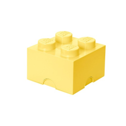 Pojemnik klocek LEGO® Brick 4 (Jasnożółty)