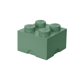 Pojemnik klocek LEGO® Brick 4 (Oliwkowy)