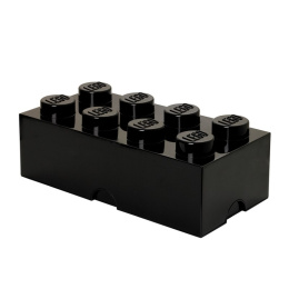 Pojemnik klocek LEGO® Brick 8 (Czarny)