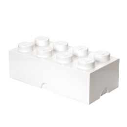 Pojemnik klocek LEGO® Brick 8 (Biały)