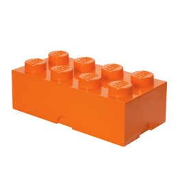 Pojemnik klocek LEGO® Brick 8 (Pomarańczowy)