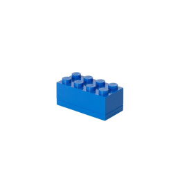 Minipudełko klocek LEGO® 8 (Niebieskie)