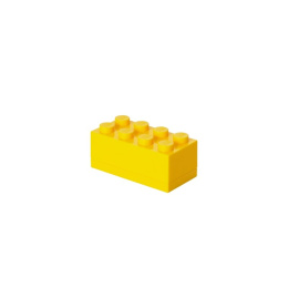 Minipudełko klocek LEGO® 8 (Żółte)