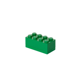 Minipudełko klocek LEGO® 8 (Zielone)