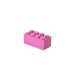 Minipudełko klocek LEGO® 8 (Różowe)