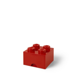 Szuflada klocek LEGO® Brick 4 (Czerwony)