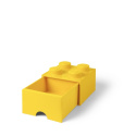 Szuflada klocek LEGO® Brick 4 (Żółty)