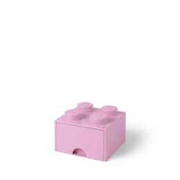 Szuflada klocek LEGO® Brick 4 (Jasnoróżowy)