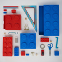 Szufladka na biurko klocek LEGO® Brick 4 (Czerwony)