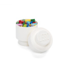 Okrągły pojemnik klocek LEGO® Brick 1 (Biały)