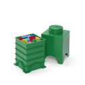 Pojemnik klocek LEGO® Brick 1 (Zielony)