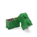 Pojemnik klocek LEGO® Brick 2 (Zielony)