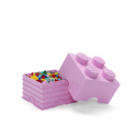 Pojemnik klocek LEGO® Brick 4 (Jasnoróżowy)