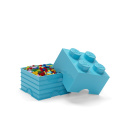Pojemnik klocek LEGO® Brick 4 (Lazurowy)