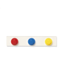 Wieszaki LEGO® na listwie (Czerwony, niebieski, żółty)