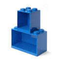 Zestaw półek LEGO® (Niebieskie)