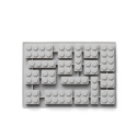 Foremka LEGO® do kostek lodu (Szara)