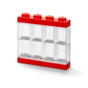 Gablotka na 8 minifigurek LEGO® (Czerwona)