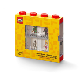 Gablotka na 8 minifigurek LEGO® (Czerwona)