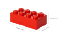 Lunchbox klocek LEGO® (Czerwony)