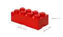 Pojemnik klocek LEGO® Brick 8 (Czerwony)