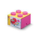 Pojemnik klocek LEGO® Brick 4 (Różowy)
