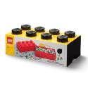 Pojemnik klocek LEGO® Brick 8 (Czarny)