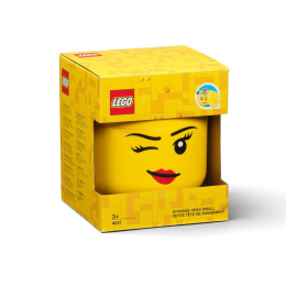 Pojemnik mała głowa LEGO® - Dziewczynka (Oczko)