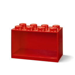 Półka LEGO® BRICK 8 (Czerwona)