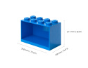 Półka LEGO® BRICK 8 (Niebieska)