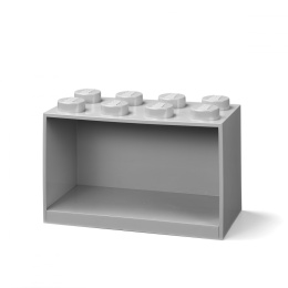 Półka LEGO® BRICK 8 (Szara)