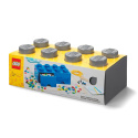 Szuflada klocek LEGO® Brick 8 (Ciemnoszary)