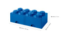 Szuflada klocek LEGO® Brick 8 (Niebieski)