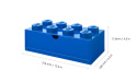 Szufladka na biurko klocek LEGO® Brick 8 (Niebieski)