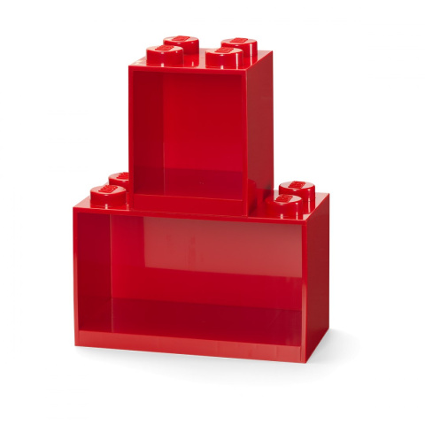 Zestaw półek LEGO® (Czerwone)