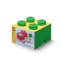 Pojemnik klocek LEGO® Brick 4 (Zielony)