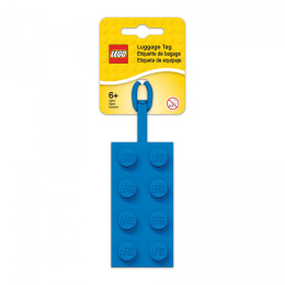 Zawieszka do bagażu Klocek LEGO® (Niebieski)
