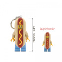 Brelok do kluczy z latarką Iconic LEGO® Hot Dog